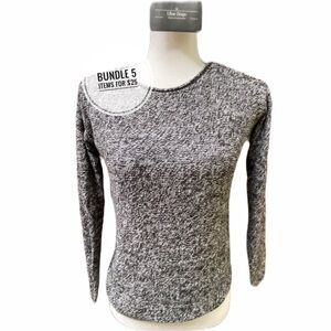 Old Navy Black and White Sweater